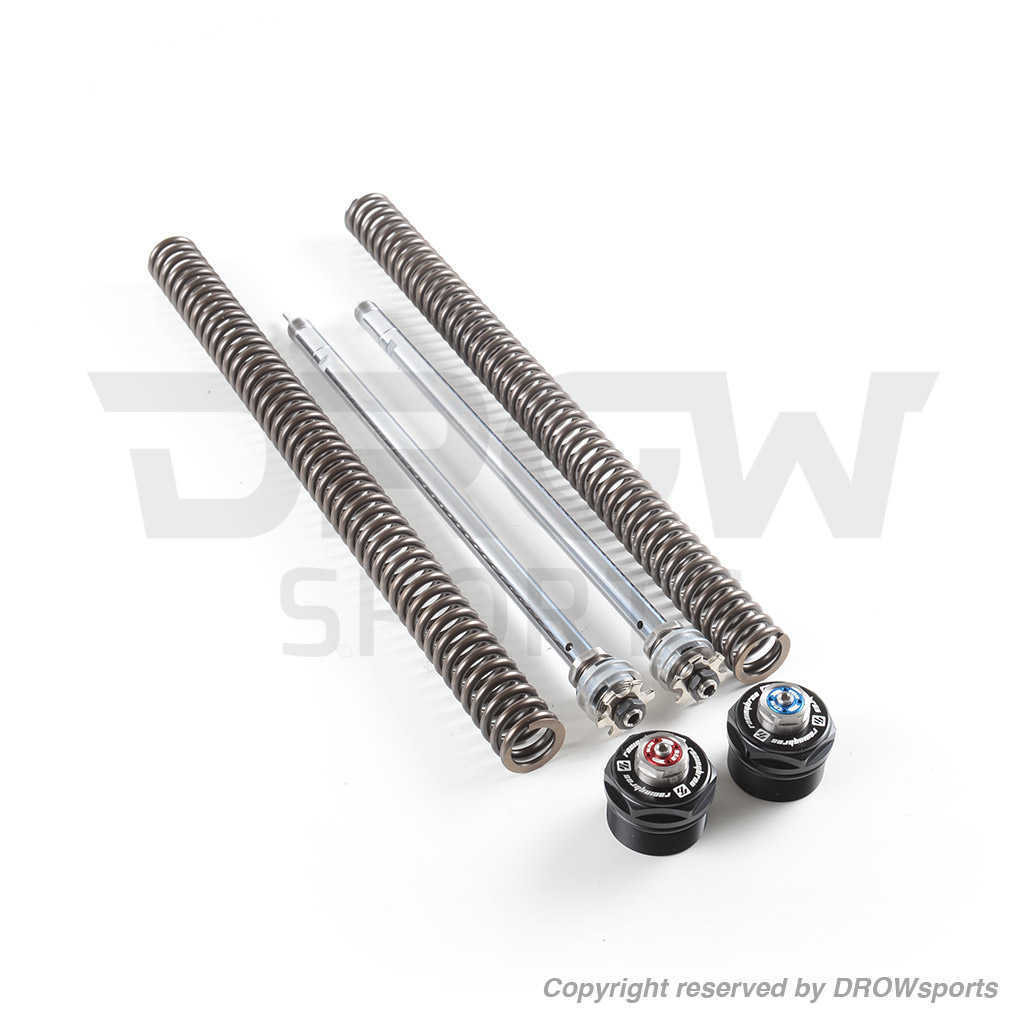 RacingBros Fully Adjustable Fork Springs and Caps for Honda Grom 