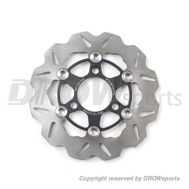 RPM Ruckus 220mm Stainless Steel Floating Brake Rotor 