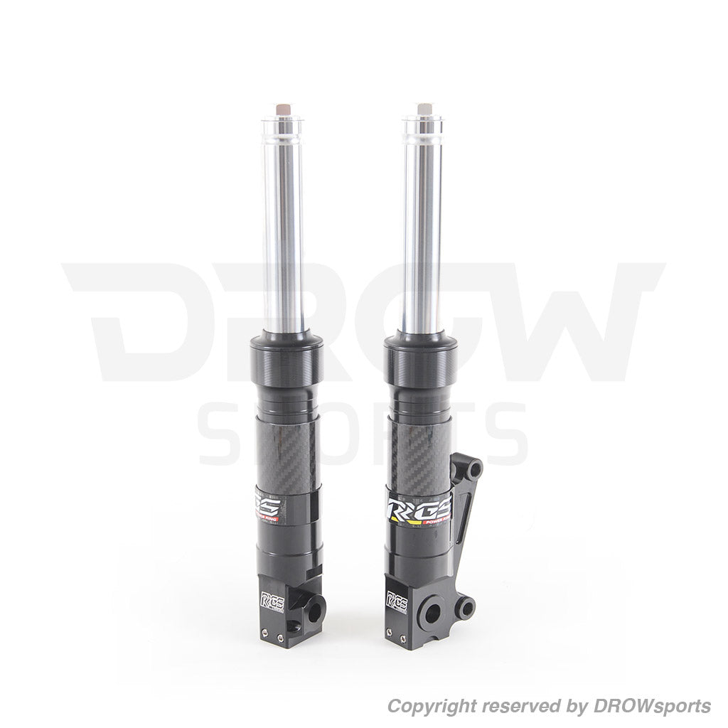 RRGS Carbon Fiber Front Forks for Honda Ruckus