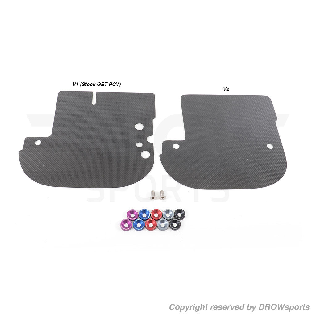 DROWsports V1 Ruckus Carbon Fiber Tail Cover vs V2
