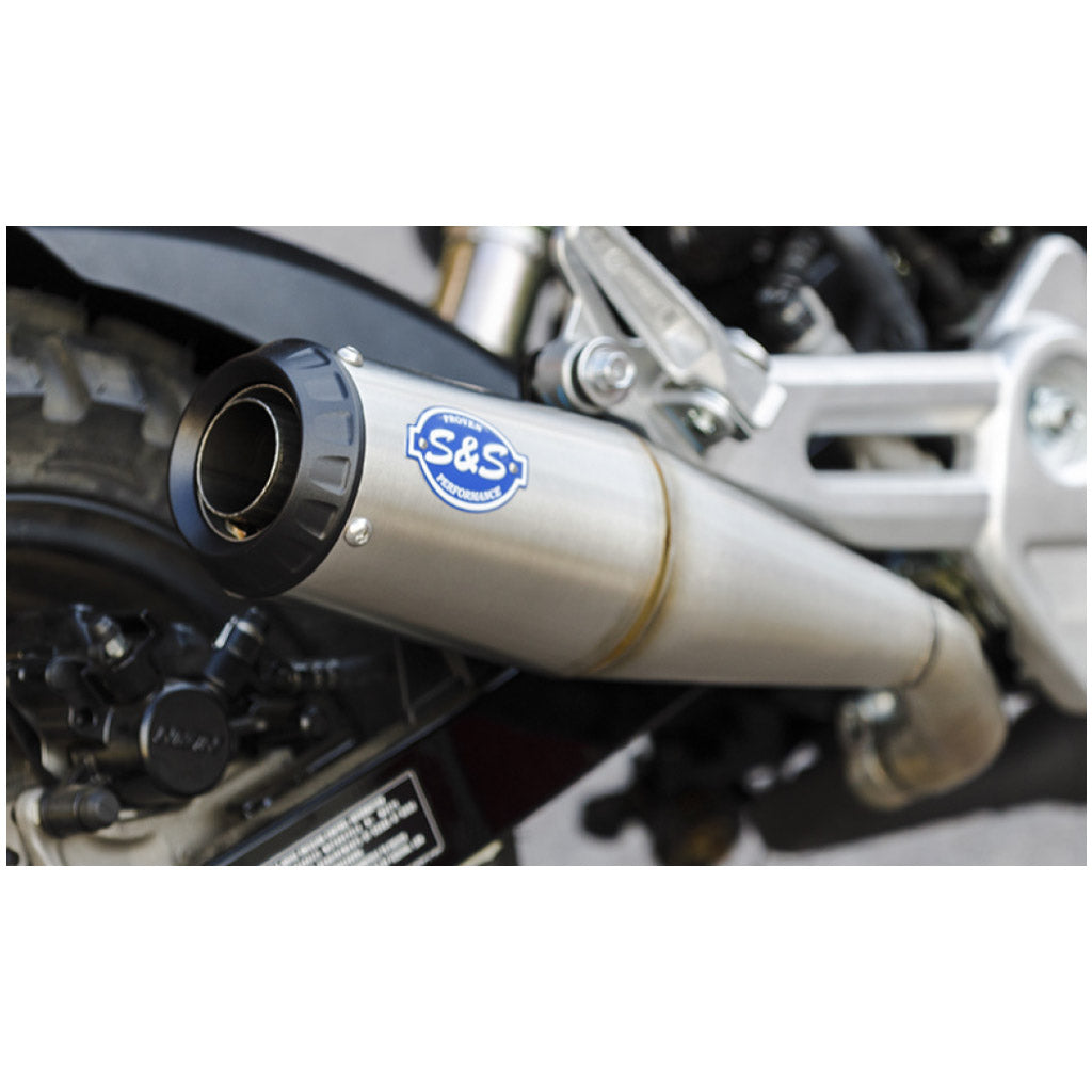 S&S 2022 Honda Grom Exhaust Cycle Grand National Slip-On Exhaust