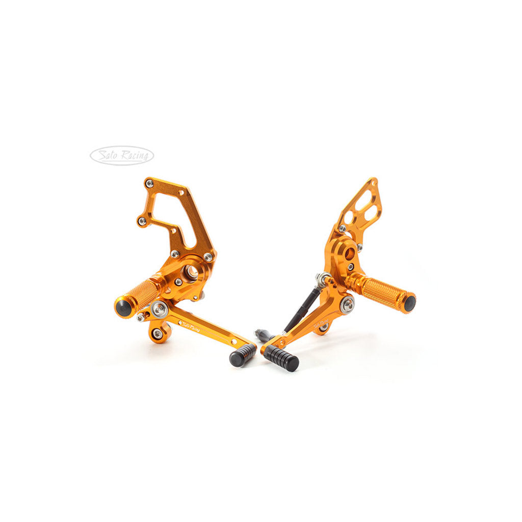 Sato Racing Honda Monkey 125 Rearset in GP Shift Gold