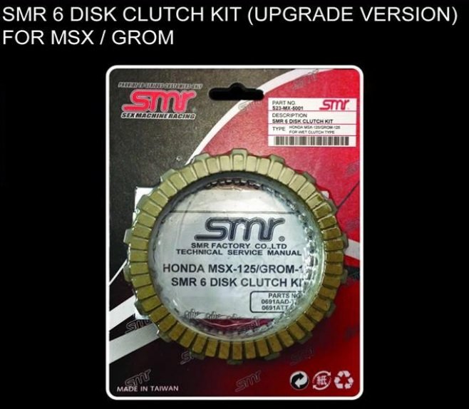 SMR Honda Grom / Monkey 125 6 Disc Upgrade Clutch Set (All Year)