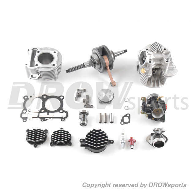 Taida Yamaha Zuma 125 Performance 58.5mm + Stroker 3.5mm Kit Complete Package (164cc)