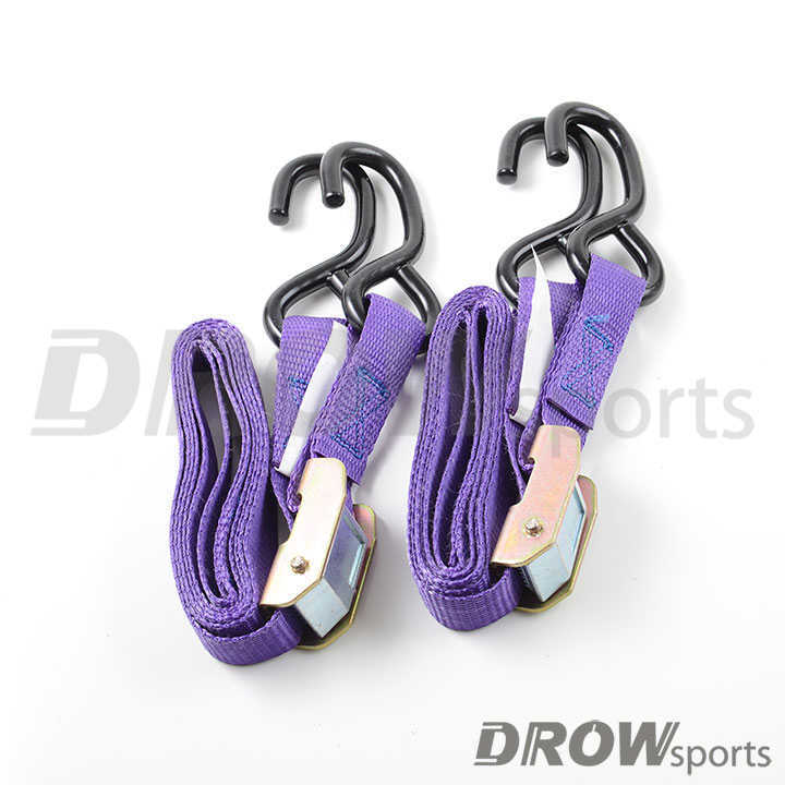 Heavy-Duty Cam Buckle Tie-Downs Straps 