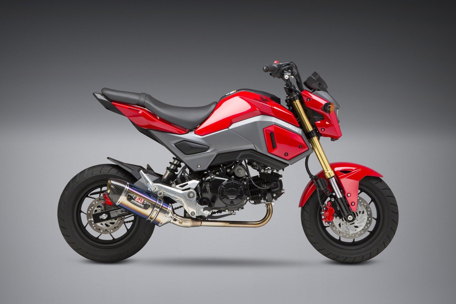 Yoshimura Race R-77 Stainless Full Exhaust System with Titanium Muffler for Honda Grom ('17+)