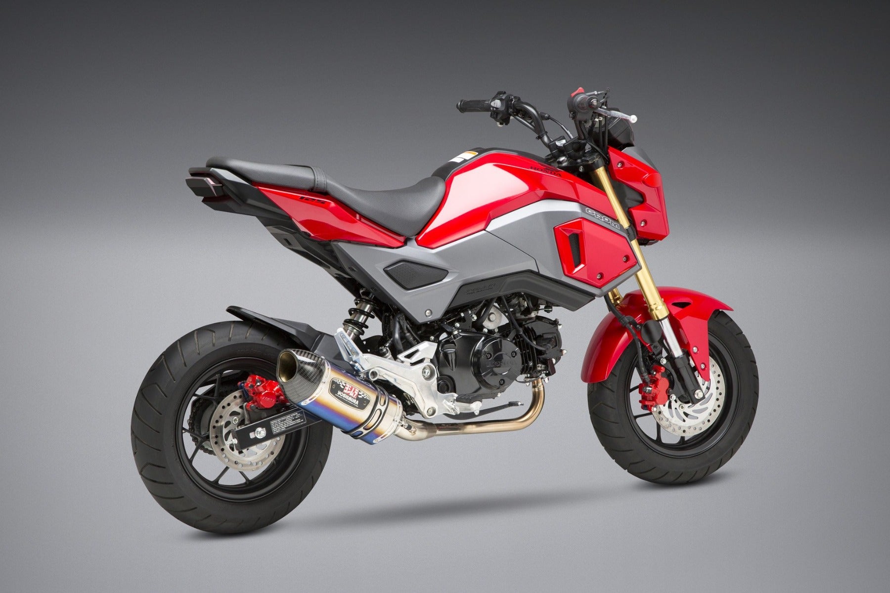 Yoshimura Race R-77 Stainless Full Exhaust System with Titanium Muffler for Honda Grom ('17+)