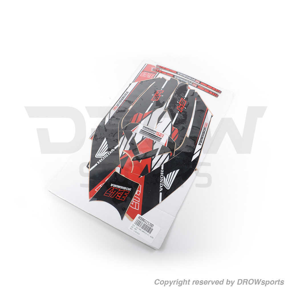 Yoshimura Honda Grom Graphic Kit - Black (14'-15')