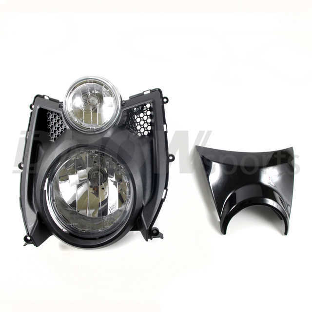 Yamaha BWS125 Vertical Head Light Conversion + DCR LED Turn Signal Headlight Cover 