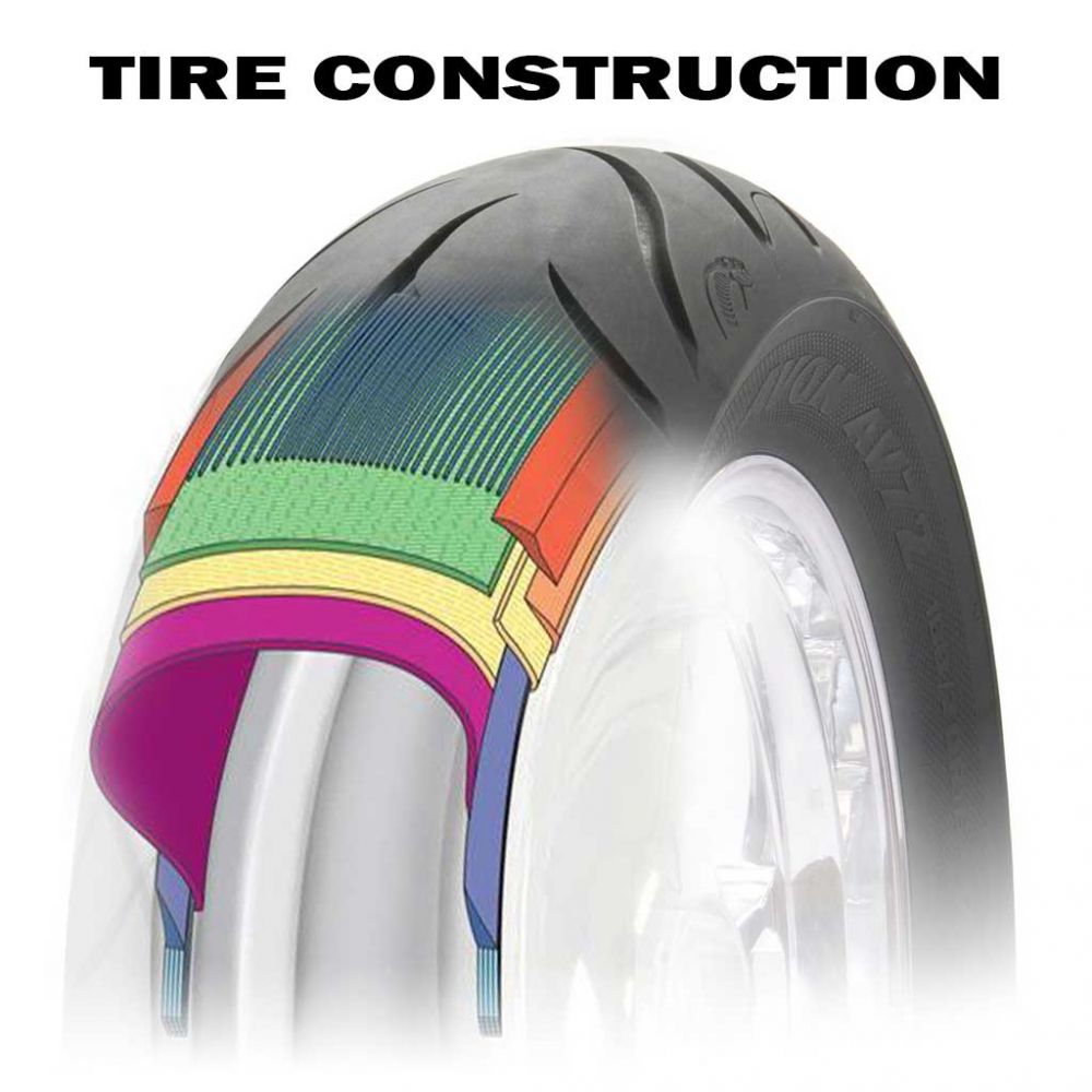 Avon Tyres Viper Stryke AM63 Scooter Rear Tire 120/80-16 