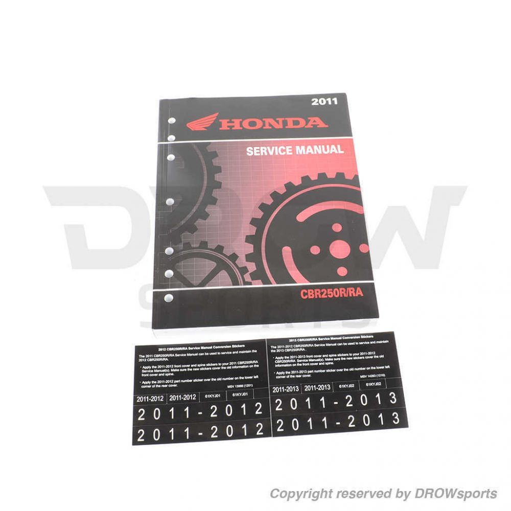 Honda CBR250R Service Manual '11+