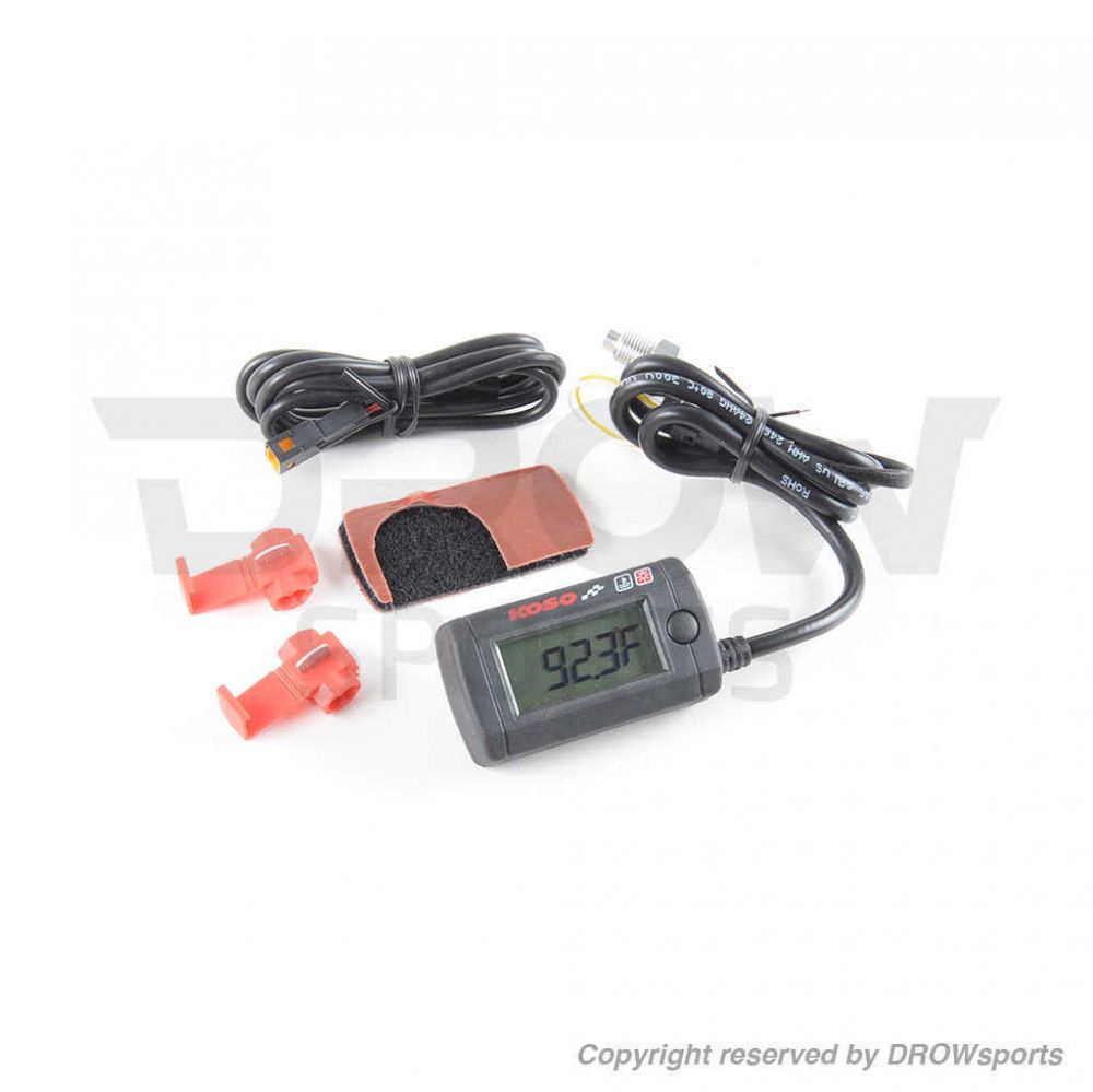 KOSO Temperature Gauge Thermomètre Mini Style 250 with Back Light