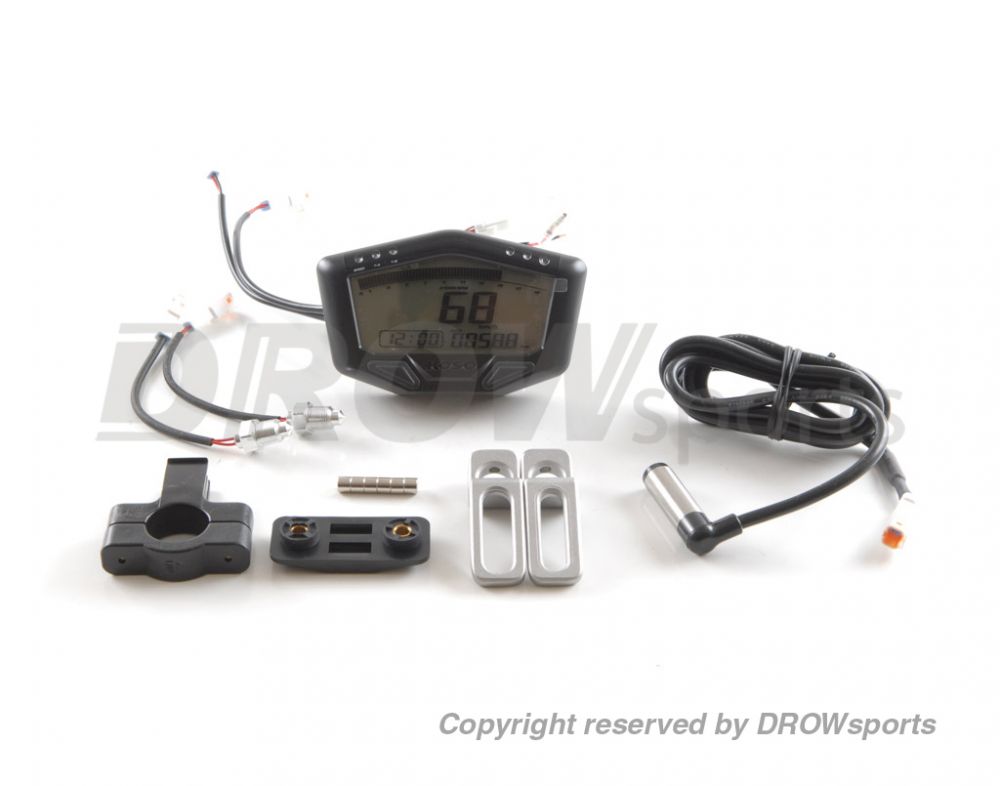 Digital Koso Mini RPM Tacho Meter LCD Display Engine Tachometer Gauge For  Racing Motorcycle BMW YAMAHA KAWASAKI