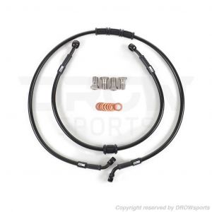 Core Moto Honda Grom Stainless Steel Brake Lines - 17'+ NON ABS