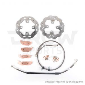 Galfer Complete Brake Upgrade Package Honda Grom NON-ABS 14+ 