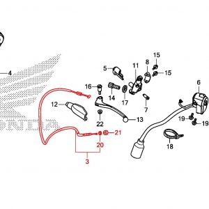 OEM Honda Grom Longer Clutch Cable 