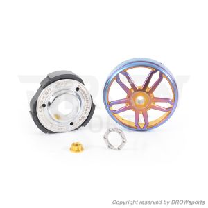 TFC GY6 150 Racing Forged Clutch Kit - Star Titanium Plated Clutch Bell